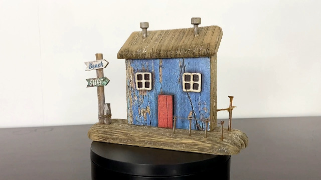 Amazon.com: Veclotch Wood Miniature Nautical Table Sculptures Home